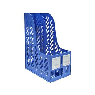 富强桌面文件架收纳架置物架办公室资料架文件栏框文件座书立架2栏3栏4栏多层文件栏多功能规格办公用品批发