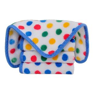 家用不易掉毛圆点抹布厨房清洁洗碗布不易沾油吸水保洁毛巾百洁布