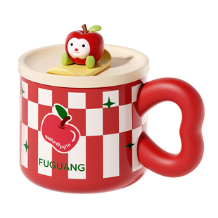 富光保温马克杯女生新款316L不锈钢办公室泡茶水杯家用咖啡杯礼物