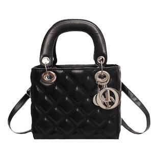 网红流行菱格小包包女2026新款潮高级感手提戴妃包时尚百搭斜挎包