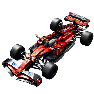 超大号积木F1方程式赛车十级地狱级难度拼装模型桌面摆件玩具男孩