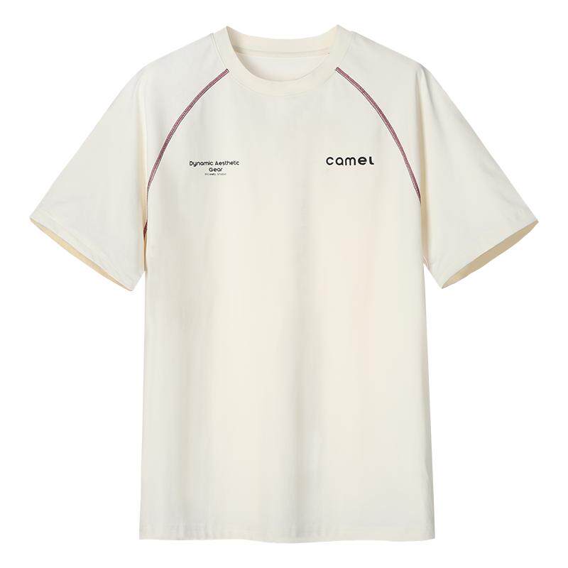 骆驼速干T神运动休闲t恤男士哈苏线短袖女2026夏季新款情侣装潮