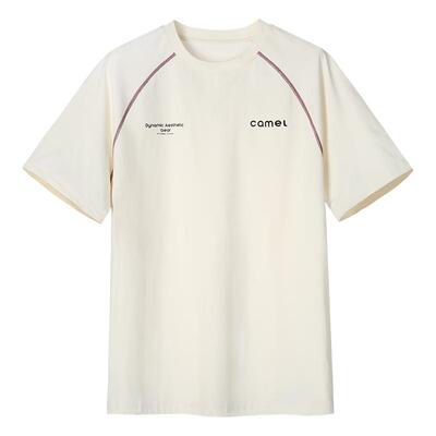 骆驼速干T神运动休闲t恤男士哈苏线短袖女2026夏季新款情侣装潮