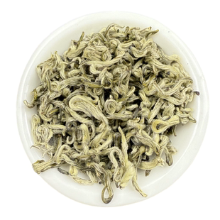 全芽尖型碧螺毛峰2025新茶高山云雾蒙顶甘露嫩芽绿茶花果香型散装