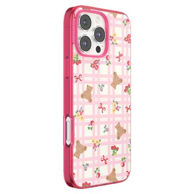 【蝴蝶结之梦·手机壳】PopSockets泡泡骚磁吸防摔手机壳苹果iPhone16/15ProMax/Pro 美味点心苹果 小熊碎花