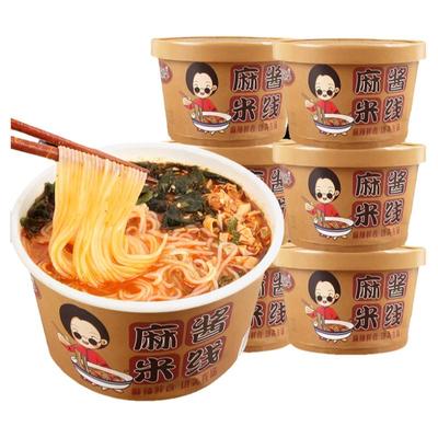 菜花李麻酱米线6桶装酸辣粉丝