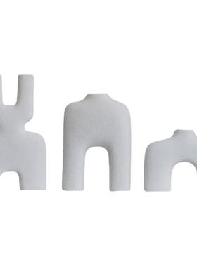 陶瓷摆件简约客厅侘寂风复古花器