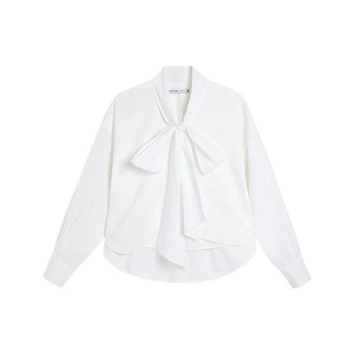 AmazingSong乙颂系带领廓形衬衫