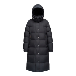 迈凯鹅长款95%白鹅绒防风防寒羽绒服女款2024冬季新款官方旗舰店