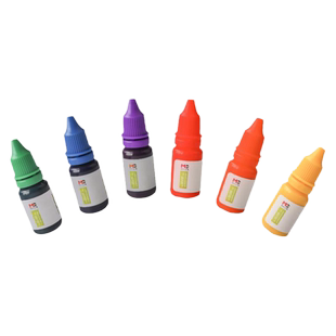 光敏印油公章专用红色补充液油性万次印印章速干财务印台油墨蓝黑色快干印油紫色非水性回墨原子