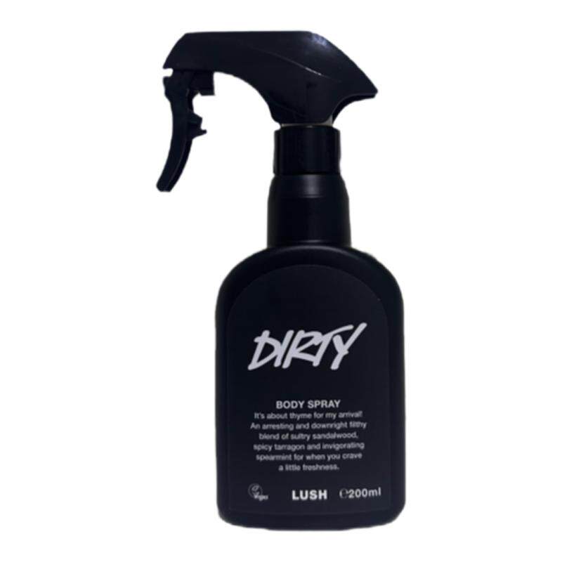【现货】Lush英国Dirty薄荷山泉身体喷雾200ml胡椒街香木质调