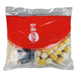 四海鱼肉烧卖840g60粒装 冷冻鱼肉丸子烧麦鱼丸7-11配豉油酱 包邮