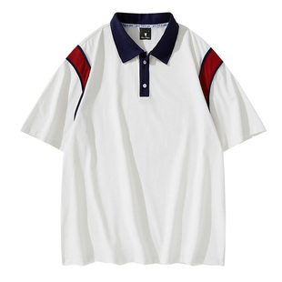 高端潮牌POLO衫定制纯棉班服t恤学生毕业文化衫社团工作服印logo