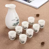 Горшок из 8 бокалов вина (газета бамбуковые проскальзывания)