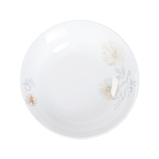 景德镇福韵德山花烂漫骨瓷餐具家用碗盘碟子小清新乔迁新居送礼物