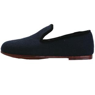 内联升男鞋秋冬款手工皮镶芯底男呢保暖休闲大舌棉鞋7146A