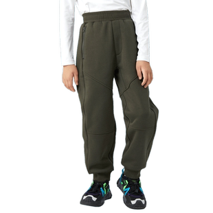 诺诗兰童装儿童裤子冬季加绒裤男童户外休闲保暖大童抓绒运动长裤