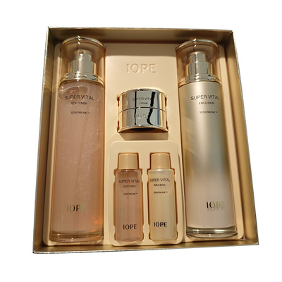 韩国IOPE艾诺碧亦博黄金水乳套装