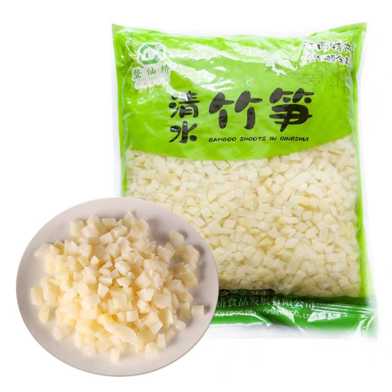 免切笋丁野生竹笋新鲜脆嫩冬笋春笋尖包子饺子馅料笋料商用笋粒