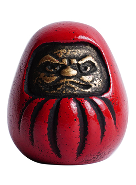 达摩日本南部铁器开运书房摆件