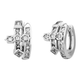 ICE BLING 正义之剑锆石嘻哈耳环 新款嘻哈街头个性时尚耳饰男士