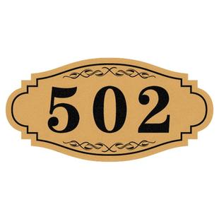 2025新款门牌号轻奢号码牌家用订制办公室门牌宾馆客房数字提示牌亚克力高级感创意酒店宿舍租房入户门牌定制