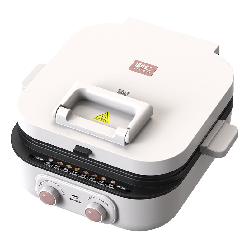 利仁电饼铛0氟钛瓷涮烤一体