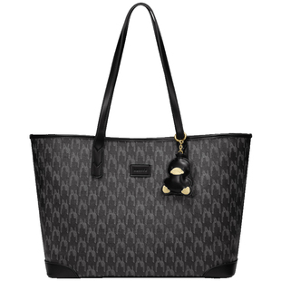 NU纽芝兰经典老花托特包2025新款大学生上课大容量通勤单肩女包