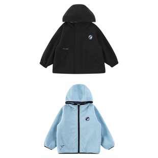 幼悠童装男童冲锋外套三合一儿童冬装2025保暖杜邦三防摇粒绒上衣