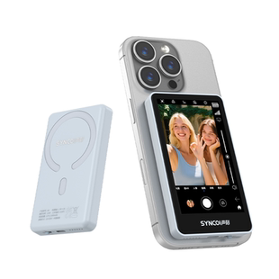 声刻自拍显示屏磁吸手机后置镜头触屏变焦投屏器远程控制拍照高清自拍神器2026新款适用苹果安卓美拍宝M4Pro