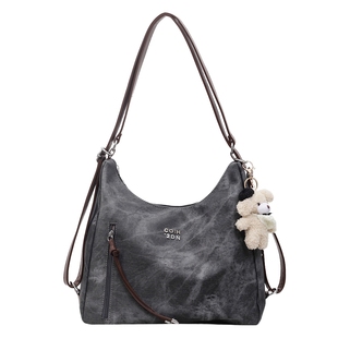 复古通勤大容量托特包女2025新款休闲单肩斜挎多功能时尚双肩背包