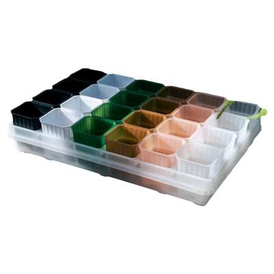 半透明7方盆托架浸水盘组合