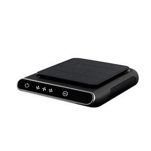 2026新款显示屏太阳能车载空气净化器负离子氧吧汽车用空气净化器