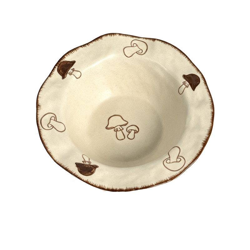 山野风蘑菇复古陶瓷餐具