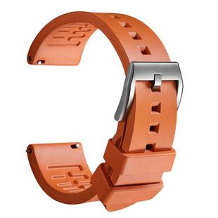 快拆氟橡胶手表带男款适用万国劳力士宝珀五十噚浪琴康卡斯表带