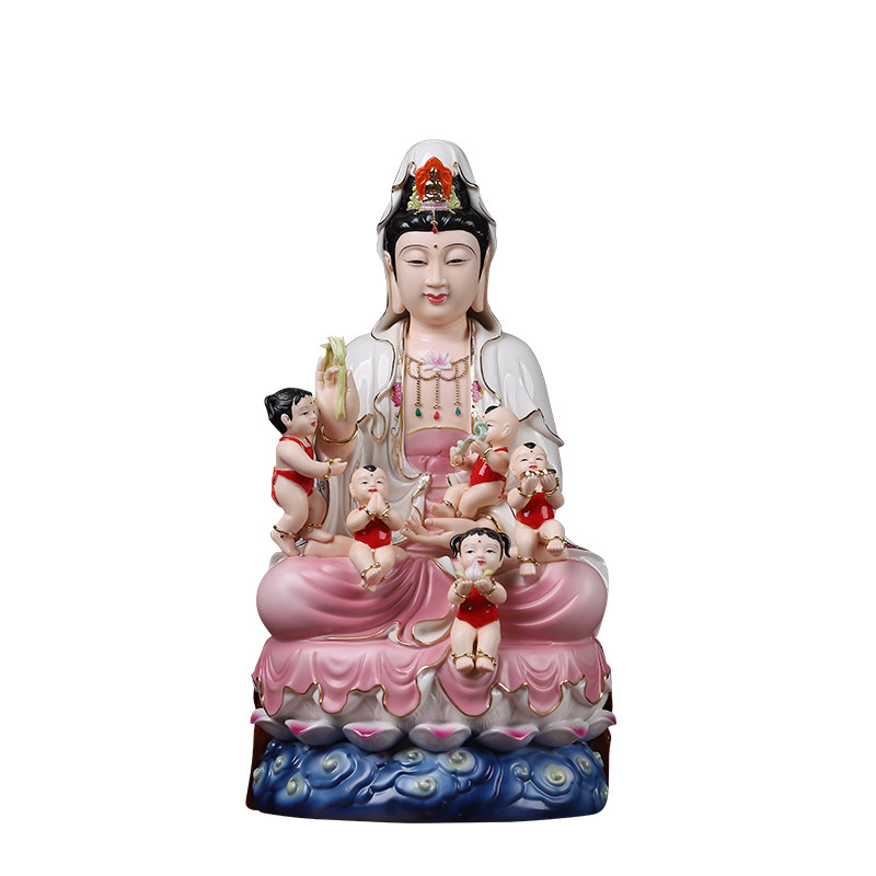 龙凤胎多子多福送子观音