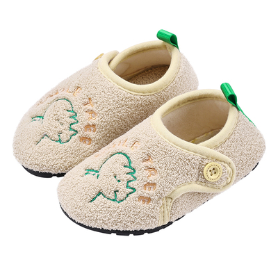 宝宝棉鞋男童冬季1一3岁2幼儿家居室内儿童地板鞋女童棉拖鞋包跟