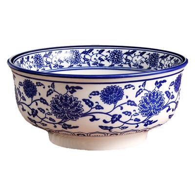 汤面碗大号青花瓷商用拉面油泼面
