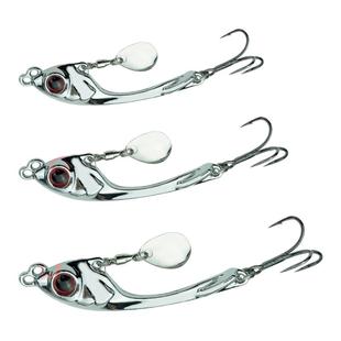 远投金属VIB路亚饵套装路亚饵颤泳旋转亮片颤远投假饵翘嘴鳜鱼