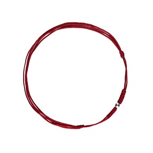 庆祥泰红绳手链女手链纯银转运珠编织手绳情侣本命年手串脚链2026