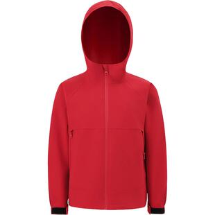 本来BENLAI男女童新年本命年红色冲锋衣外套2026春新款BTH160002