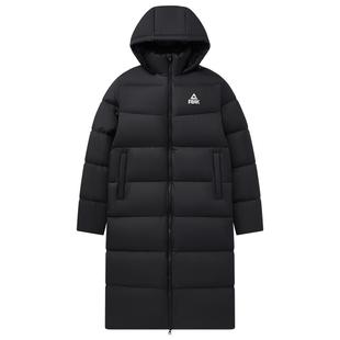 匹克驭雪长款羽绒服丨户外冬新款官方男连帽保暖鸭绒外套女棉服