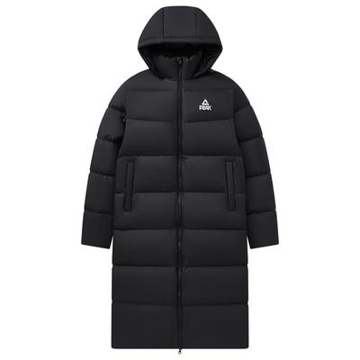 匹克驭雪长款羽绒服男