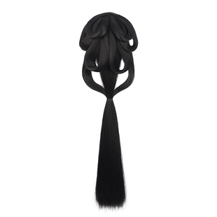 战国袍古风汉服假发一体式全套头饰古装魏晋风后压发髻盘发发包女