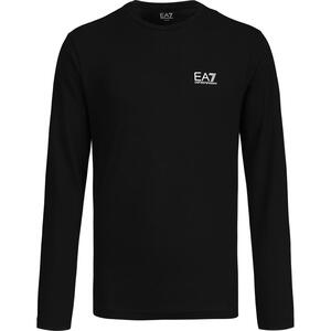 Armani/阿玛尼男士2025新款春秋季纯棉打底衫高端圆领纯色长袖T恤