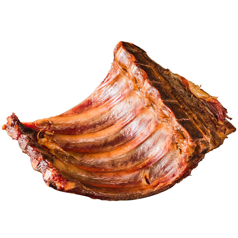 正宗柴火烟熏腊排骨湖南湘西风味