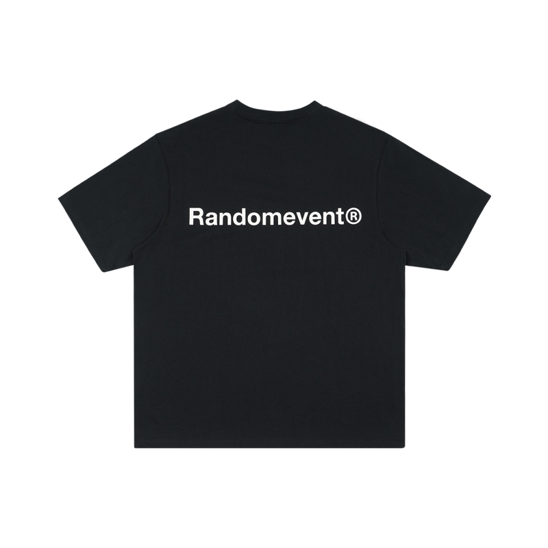 Randomevent 240g重磅品牌LOGO潮流宽松短袖T恤男女