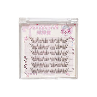 嫁接感俄式洋娃娃！焙茶棕百利甜假睫毛自然棕色漫画亚裔毛流感