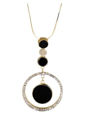 搭配毛衣的高级感长项链