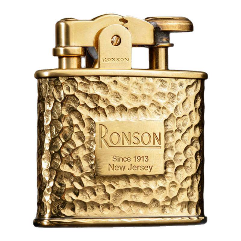 正品RONSON朗森打火机陨石坑老式